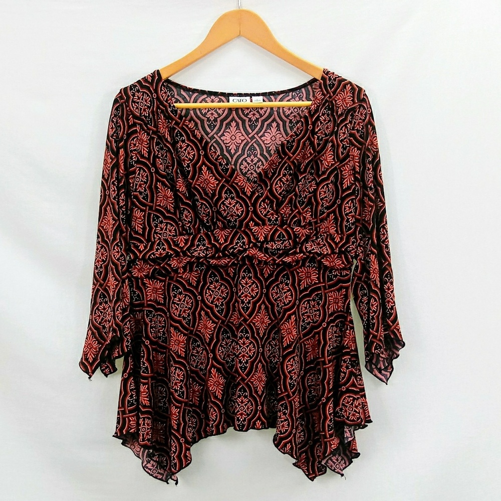 Cato V-Neck Blouse